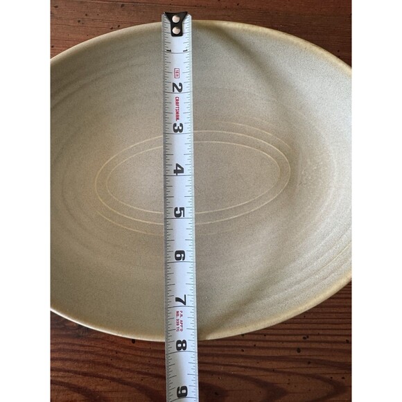 Dudson Evolution Sand Deep Oval 10.5”X8” Made In England - Picture 9 of 10